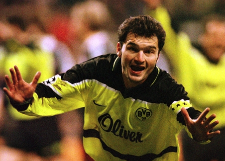 #10

Stéphane Chapuisat !!!
Scored 102 goals and won a Champions League.
No many can do that !!
