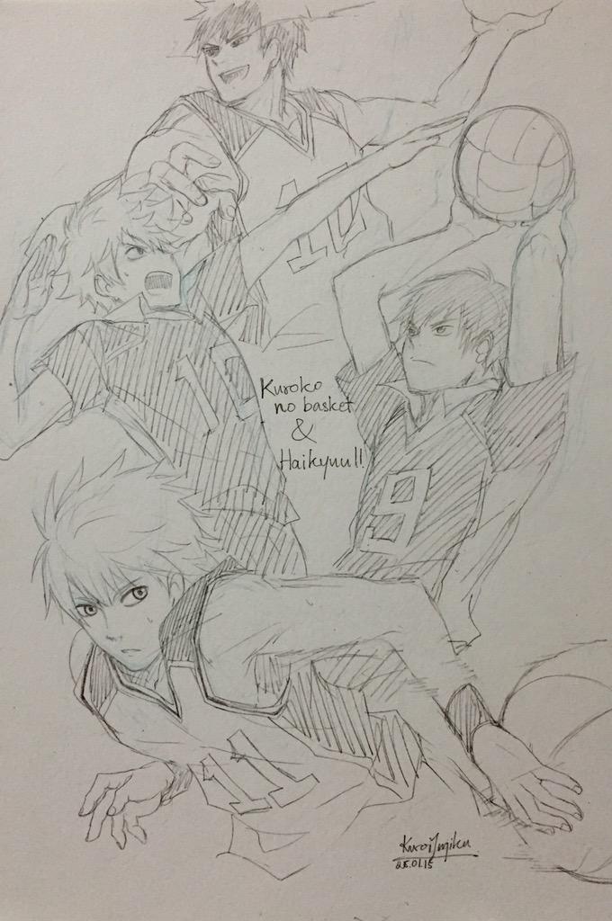 #haikyuu #knb #kagehina #kagakuro 