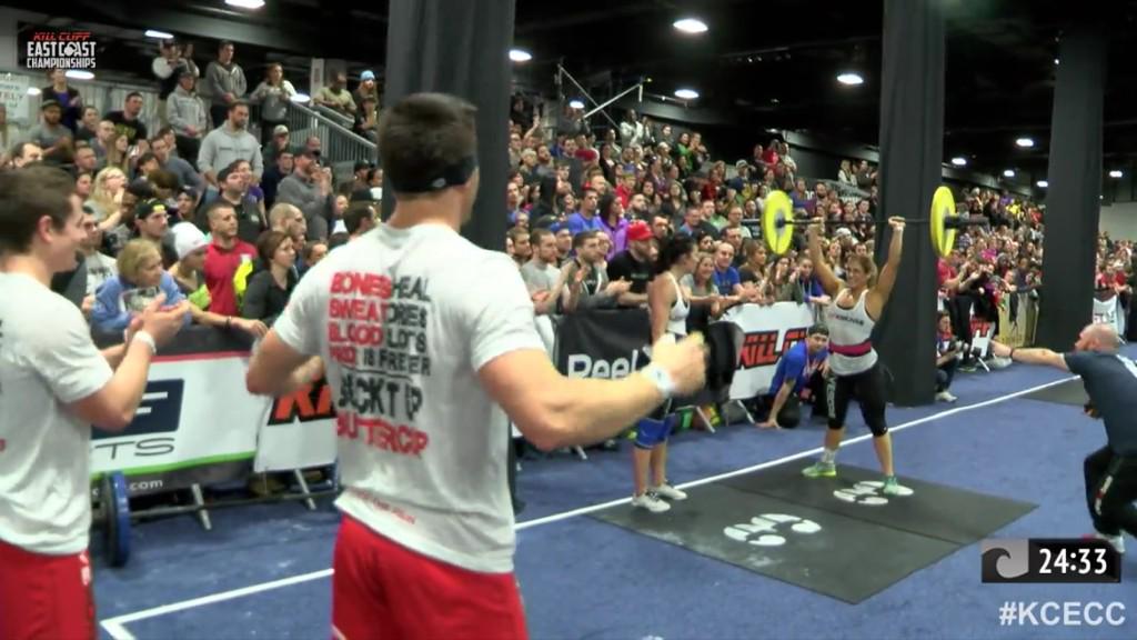 Team <a href="/Livesore/">LiveSore</a> Finished those heavy thrusters!!! <a href="/CrossfitCDR/">CrossFit CDR</a>