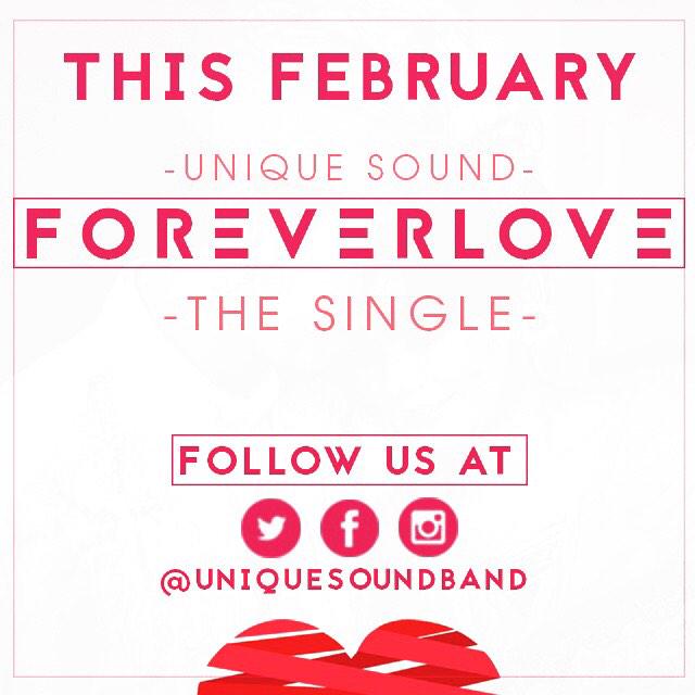 Next month we'll be dropping out first single "Forever Love" #UniqueSoundBand #UniqueMusic #February2014