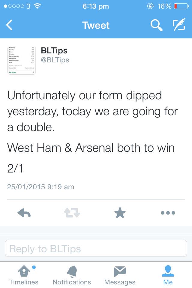 BLTips's tweet image. Our bet of the day comes in!! #onfire