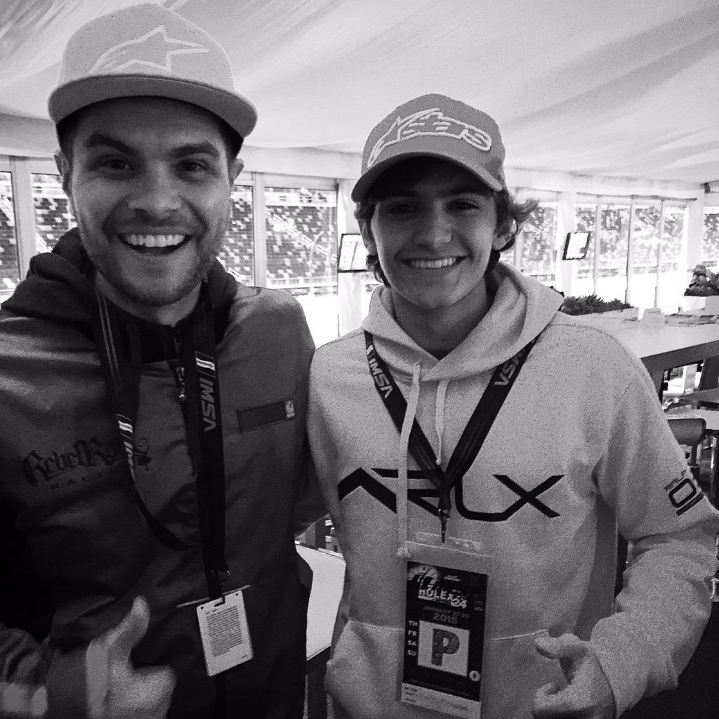 erikvaldez's tweet photo. Met current @PFormulaRenault champion, @pifitti at the #Rolex24 this weekend. Keep an eye out for this kid!! #F1bound http://t.co/w5K1UfFWP0