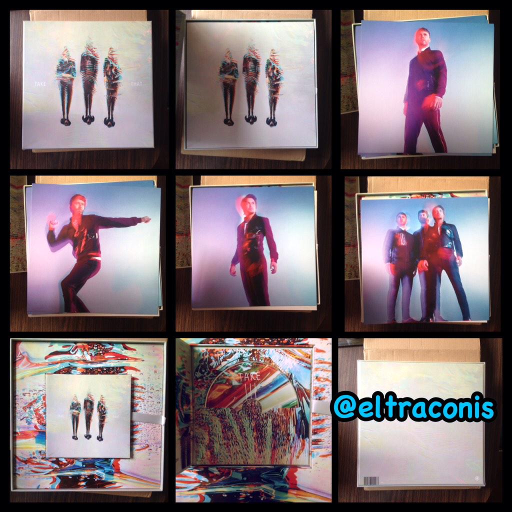 eltraconis's tweet image. feliz abriendo mi #SuperDeluxeBoxSet @takethat #III saludos @GaryBarlow @HowardDonald @OfficialMarkO desde México ✌️