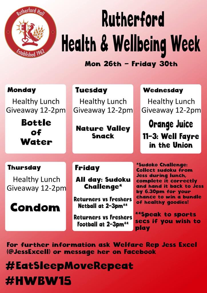RutherfordHall's tweet image. Collect a free bottle of water tomorrow .. And take on the 2 litres challenge @VPWelfare_LSU #EatSleepMoveRepeat