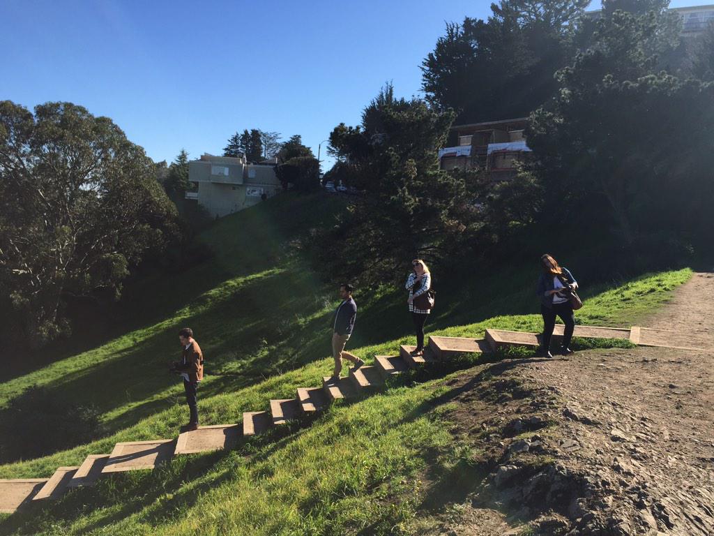 michaelcp23's tweet photo. Brad showing us around SF. #FlyMeToSF http://t.co/9388hUCgRR