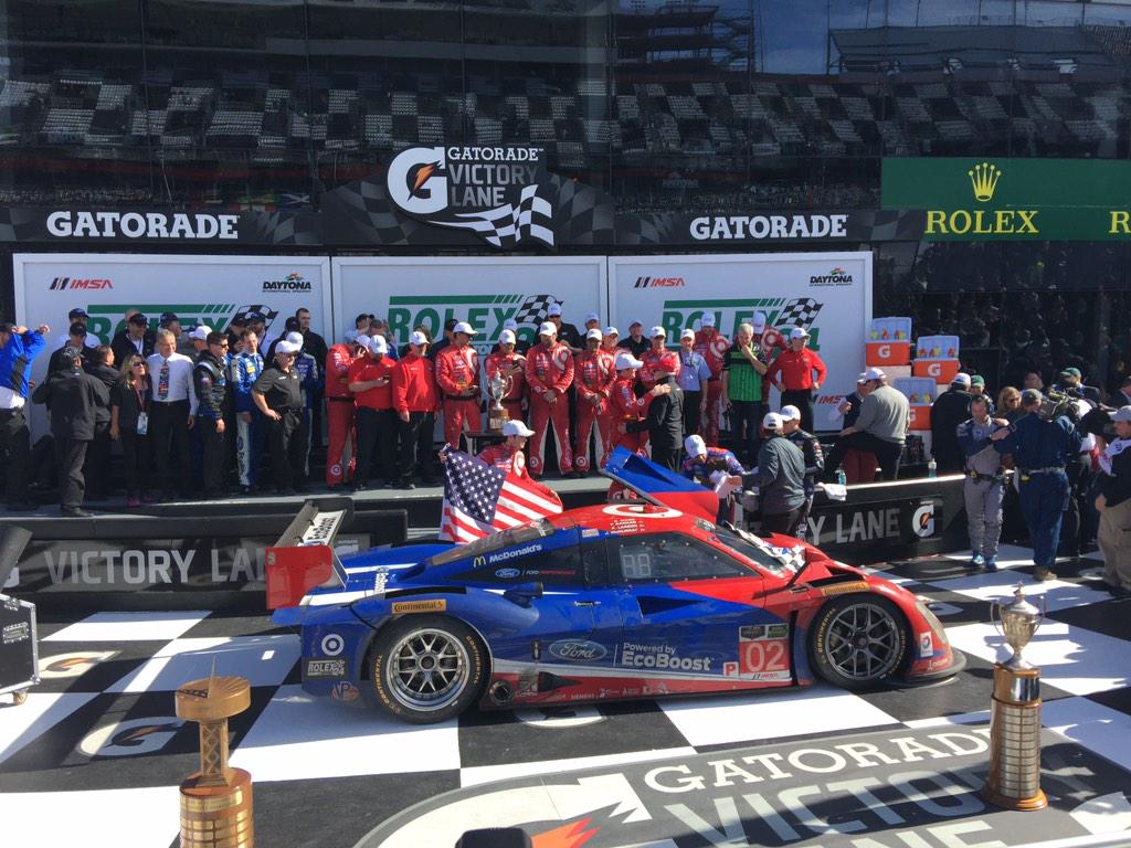 marshallpruett's tweet image. Congrats to @CGRTeams and @FordRacing for winning the 2015 @Rolex24Hours