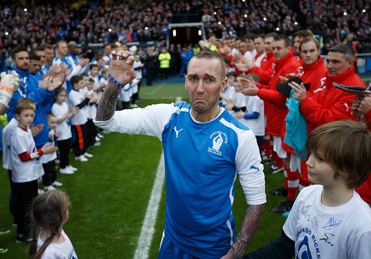 ScottishSun's tweet photo. Ticket sales smash 40,000 as fans turn out for Fernando Ricksen. Full story and pictures here. http://t.co/eulyFU7BJu http://t.co/A6ii2K8cVq