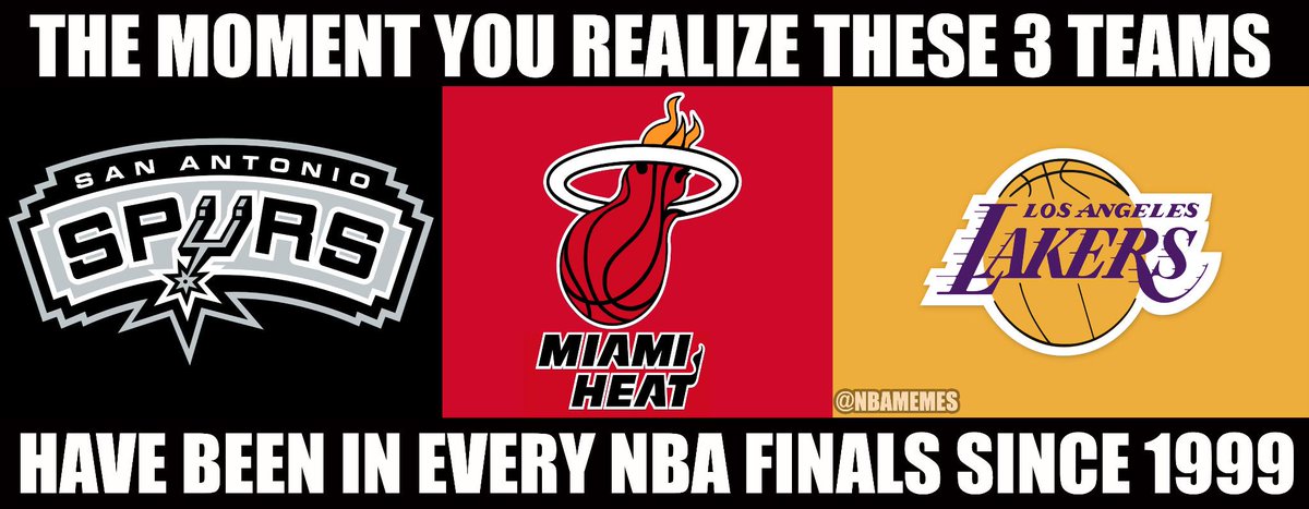 Talk about consistency!
#Spurs I #Heat I #Lakers