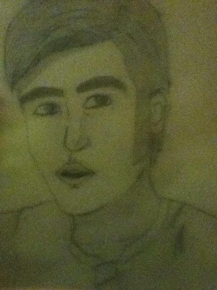 Clock_work123's tweet image. My Tim sutton drawing ^^ it looks better in person :)