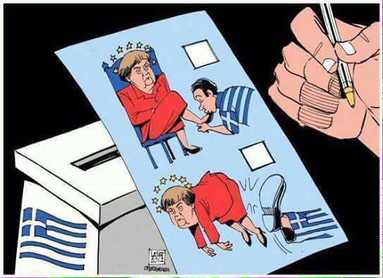 mikis24's tweet photo. "@syriza_es: Así han visto los votantes griegos las elecciones #Grecia2015 http://t.co/BoqdQk12j7"