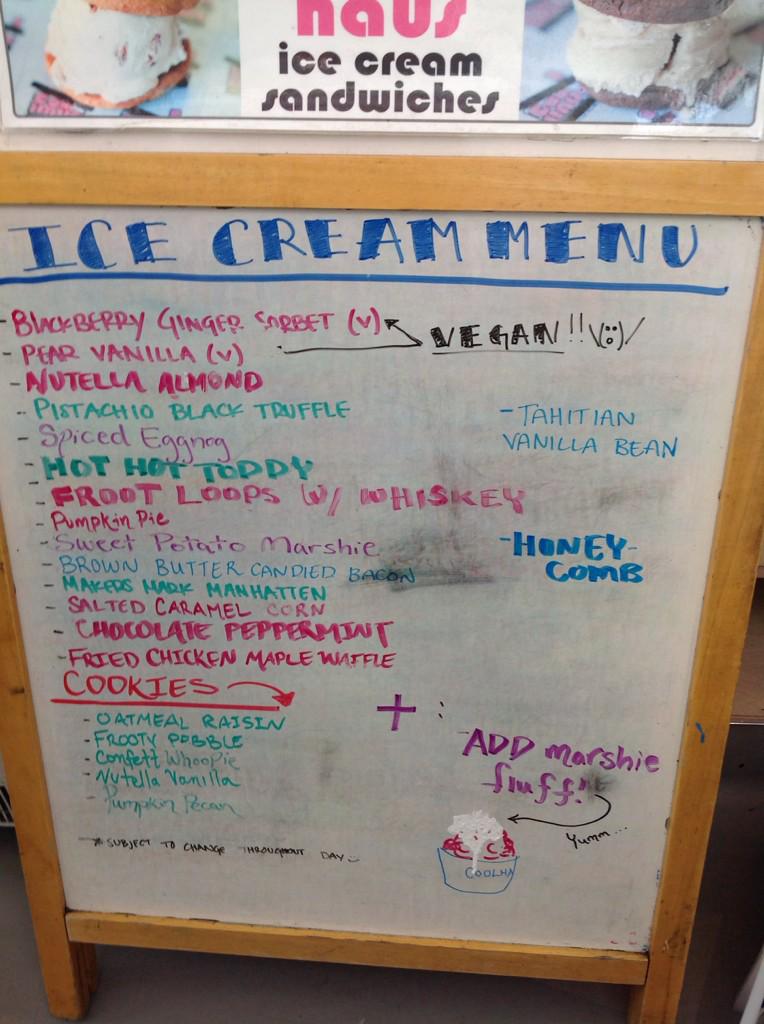 CoolhausLA's tweet photo. #FOTD Pasadena's menu today! http://t.co/slzzLkXL5a