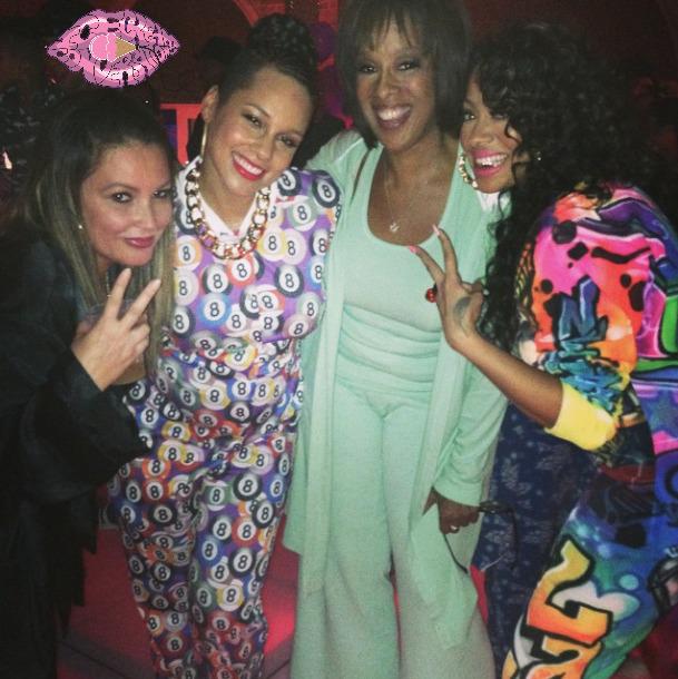Alicia Keys Celebrates Her 34th Birthday With A 90\s \House Party\ Themed 