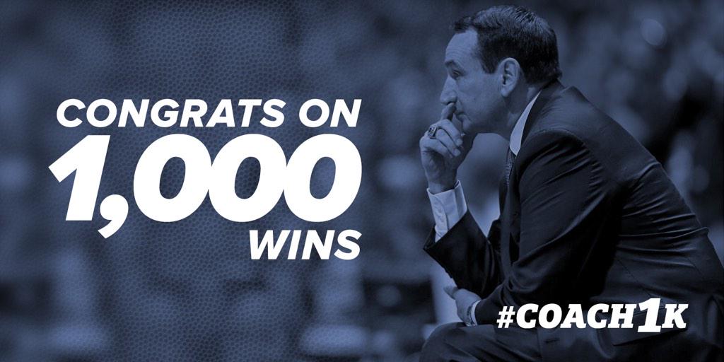 DurhamBulls's tweet photo. Durham is for winners. #Coach1K http://t.co/JzZgFlRUwm