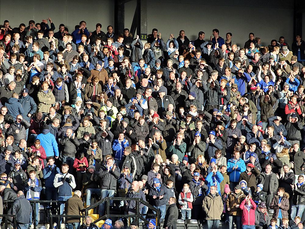 photojoedent's tweet photo. 1,323 Posh fans at Notts County on Saturday - RT if you can spot yourself #pufc http://t.co/d96BOa7YKT http://t.co/7DnrKx2yvK