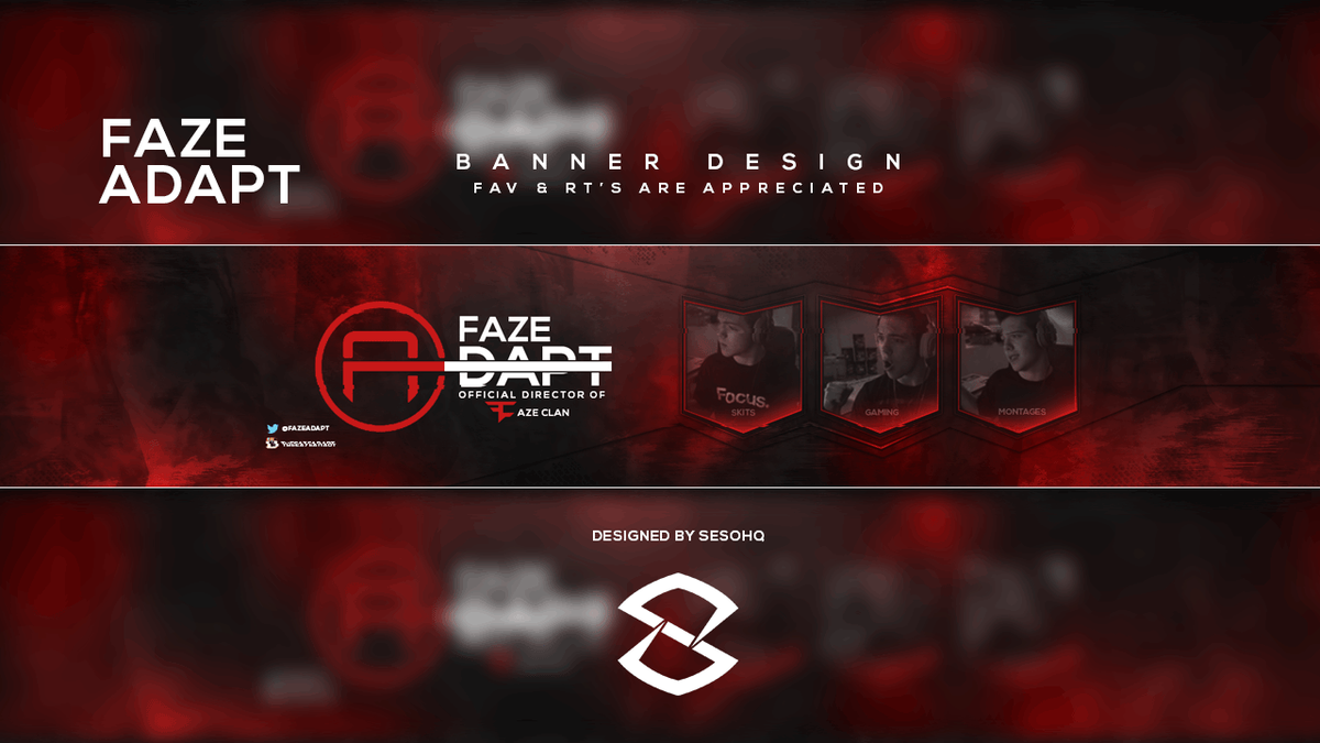 SesoHQ's tweet image. Banner for my bro @FaZeAdapt. Higher quality post: prntscr.com/5x2996. RT/FAV's are apprecaited.