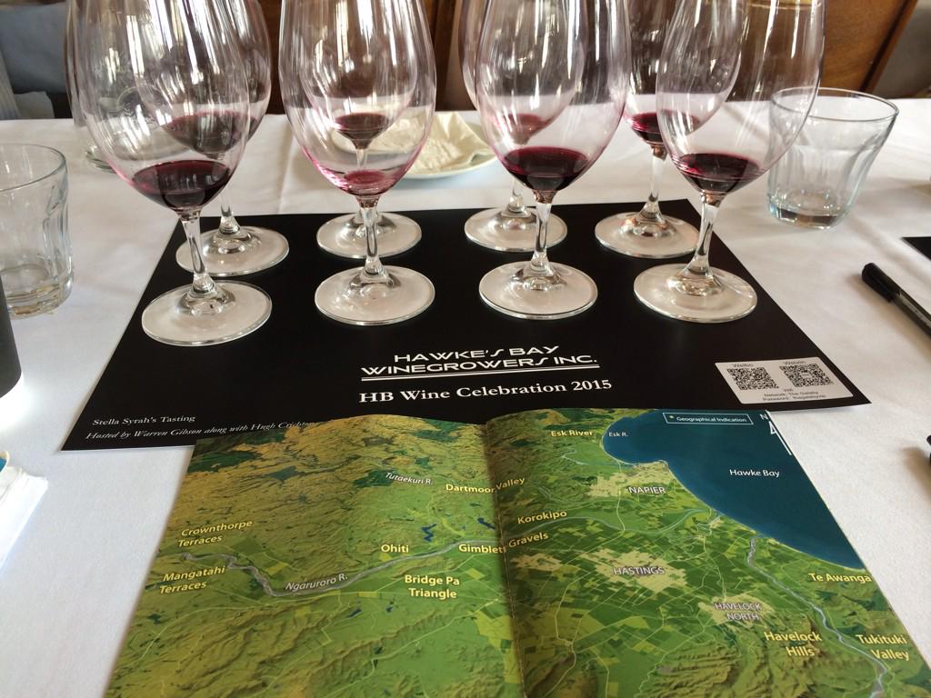 Fantastic Syrah seminar led by Warren Gibson @lacollinanz at the Hawke's Bay wine celebration #nzwine @WineHawkesBay