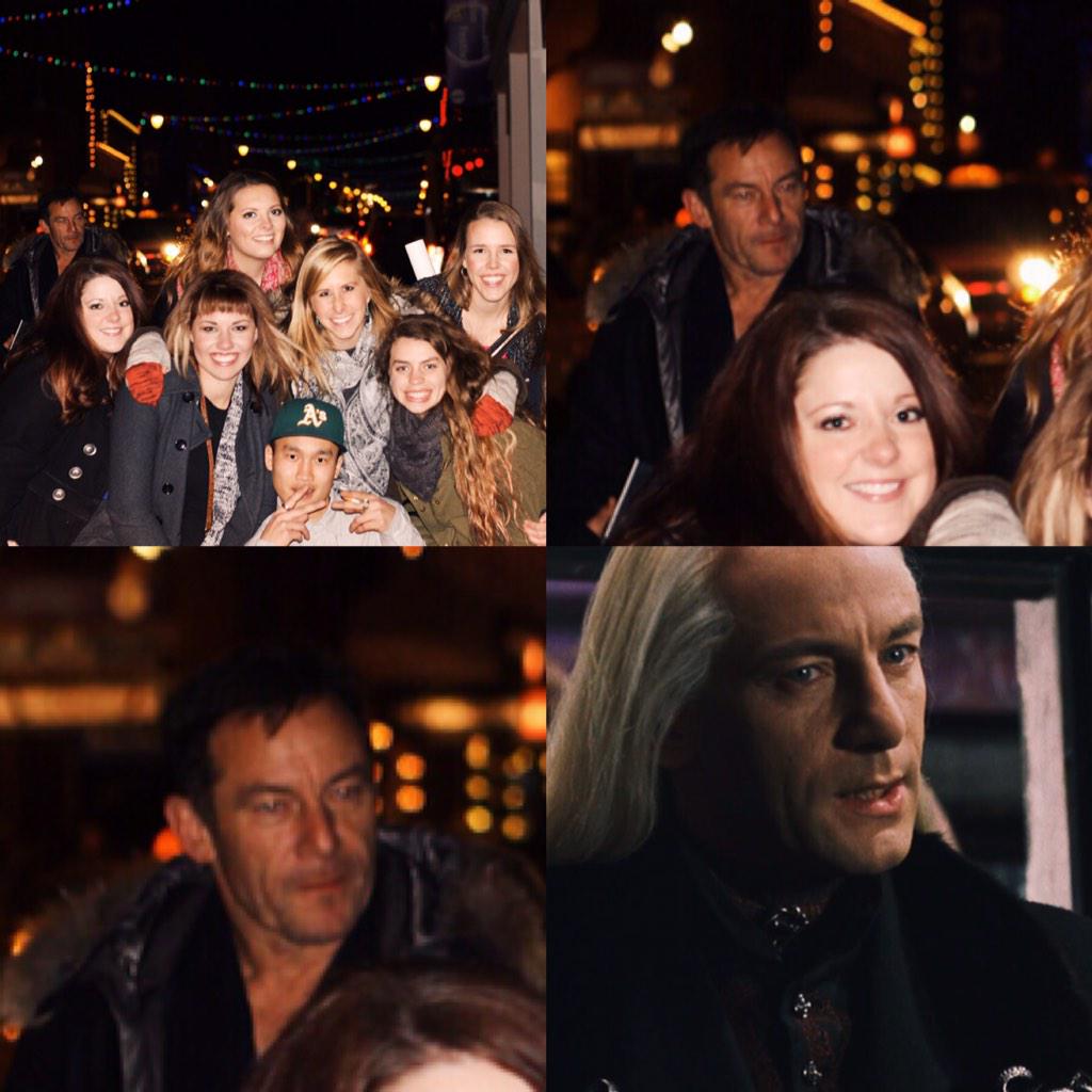 chlodottie's tweet photo. @sethmeyers Went to Sundance and got photobombed by Lucius Malfoy! #sundance #celebrityphotobomb #avadakedavra http://t.co/bzuzHu7ujB