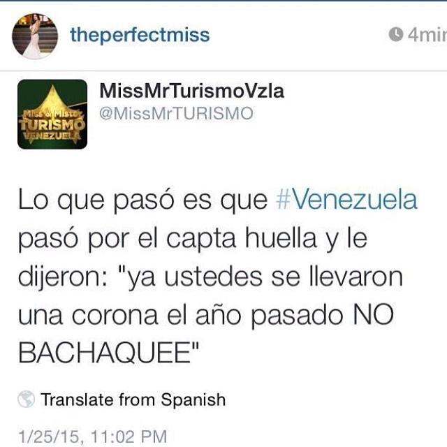 BienComunMex's tweet photo. JAJAJAJA y por chavista #MissUniversoTNT http://t.co/OWddtbrLkq
