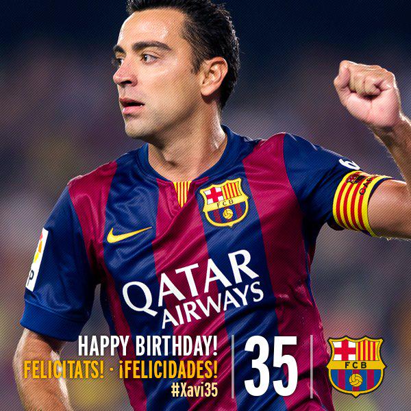 Feliz cumpleaños Xavi Hernández // Happy Birthday Xavi Hernández  