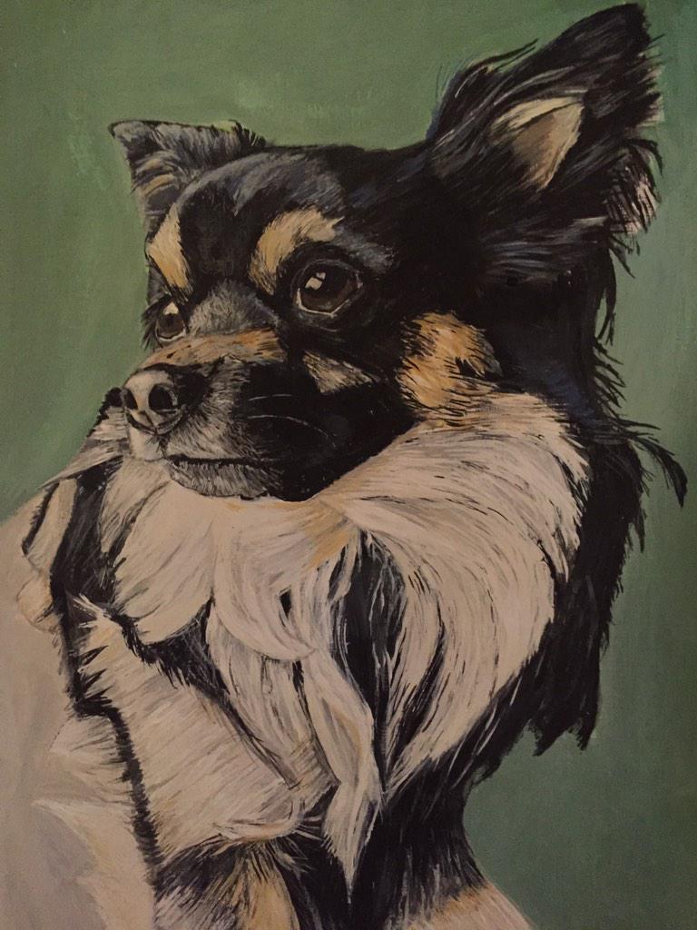 personalisepet's tweet photo. And he's finished! #chihuahua#petportrait http://t.co/rhrmTY7D8F