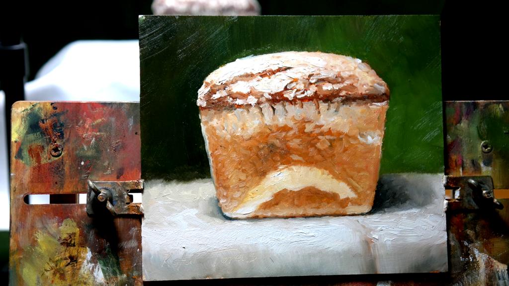 codzienne's tweet photo. #bread #painting http://t.co/c4qzNbcduA