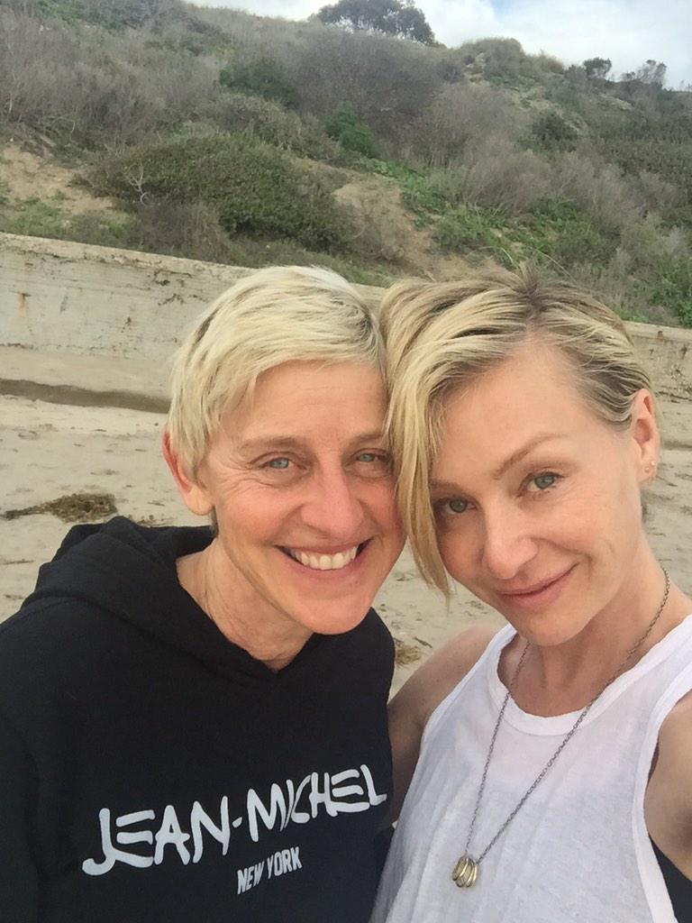 PortiaFans's tweet photo. ❤️❤️ RT "@portiaderossi: It's Ellen's birthday!...if you're in Australia. So nice they made it a national holiday! http://t.co/Aa00nUk0eZ”