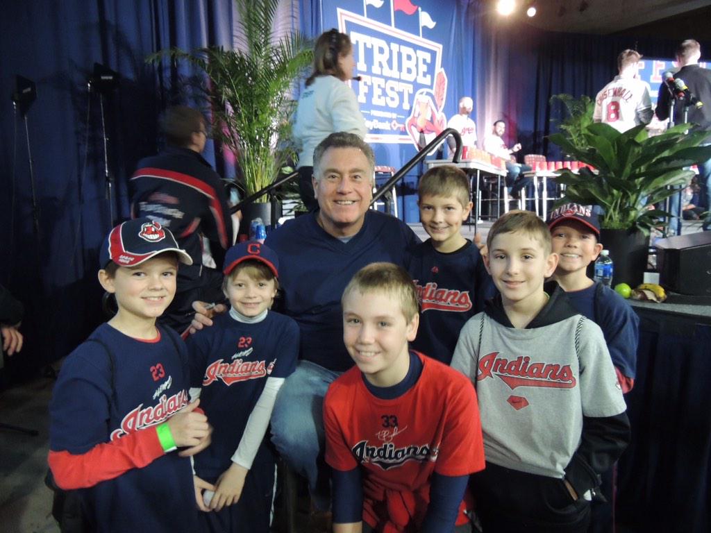 mich3king's tweet photo. @Indians This is my favorite of the day! Thanks Tom Hamilton for always making time for your fans! #TribeFest http://t.co/UeHLhYn46W