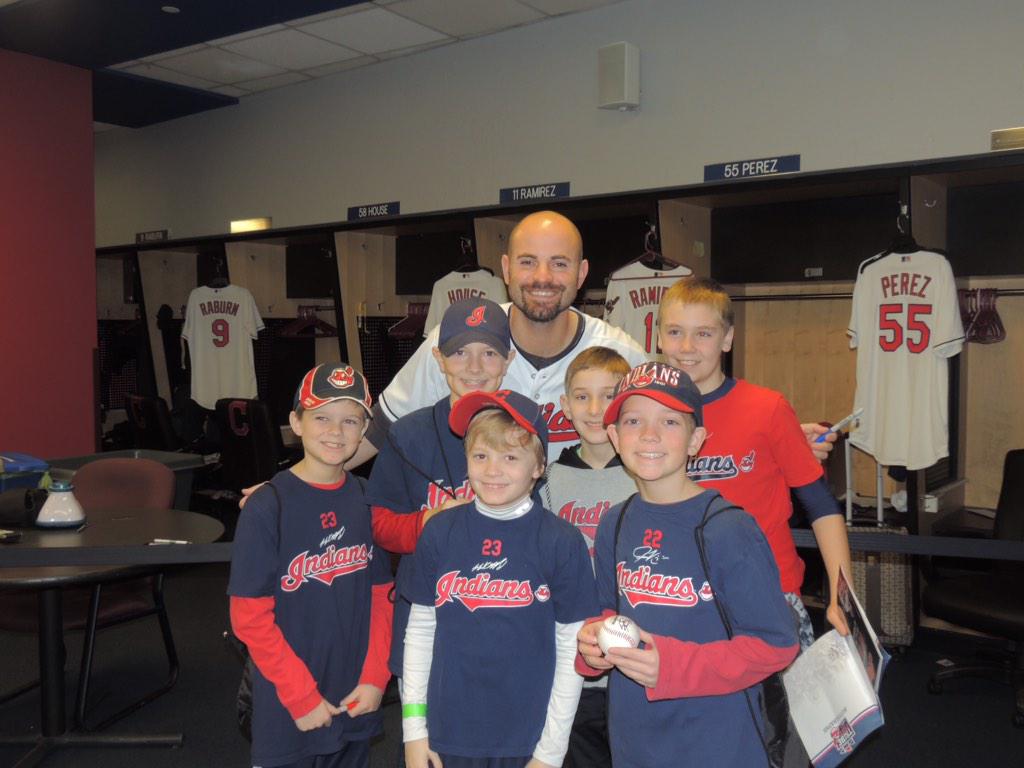 mich3king's tweet photo. @Indians Thanks Marc Rzepczynski! Bunch of happy kids! #TribeFest http://t.co/klzqT4UPvl