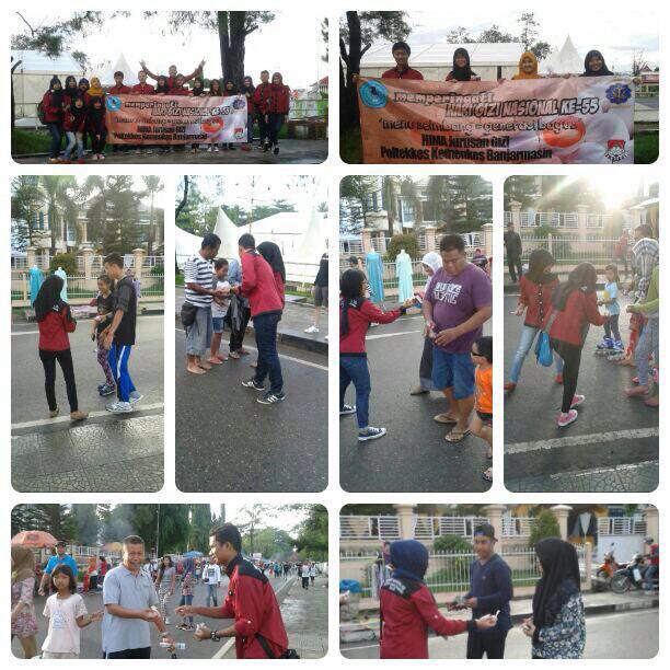 potret kegiatan HGN 2015 yg ke 55 kemarin pagi , dengan membagikan telur ke masyarakat☺️