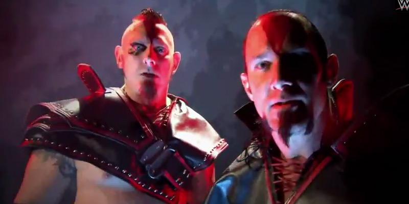 TheCACShow's tweet photo. The Ascension disposes of DX. They apparently didn't want to "Suck it". #WWE #RoyalRumble #OutWithTheOld http://t.co/9lsXZDSjF4
