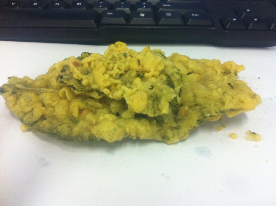 Sarapan fried Daon Bayemz..biar kuat kaya Popeye..💪😎