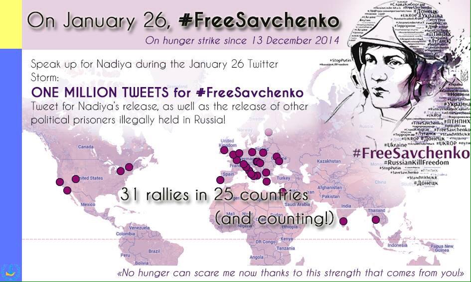conucrania's tweet photo. Hoy Nadiya necesita tu ayuda,no seas indiferente,di #FreeSavchenko / Quién es NadiyaSavchenko: http://t.co/meEqYqc3M5 http://t.co/UDB5YK5Vbn