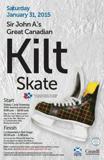 This looks like fun! #GreatCanadianKiltSkate #Ottawa