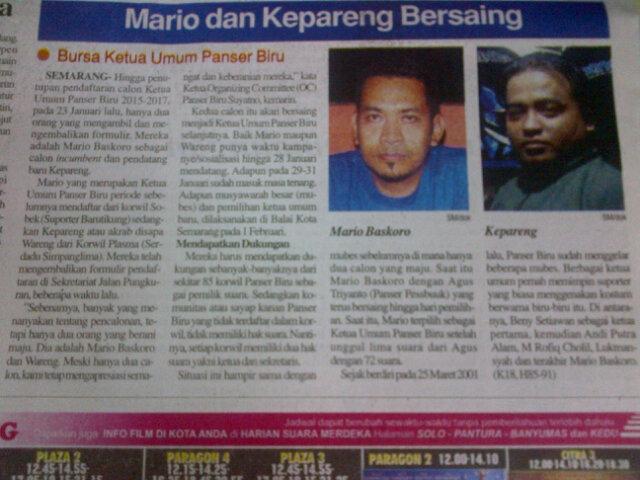 Kandidat terkuat PB1 :) RT <a href="/psis_semarang/">PSIS LEGENDs🏅</a>: Mario Baskoro dan Kepareng (Wareng) go to PB1