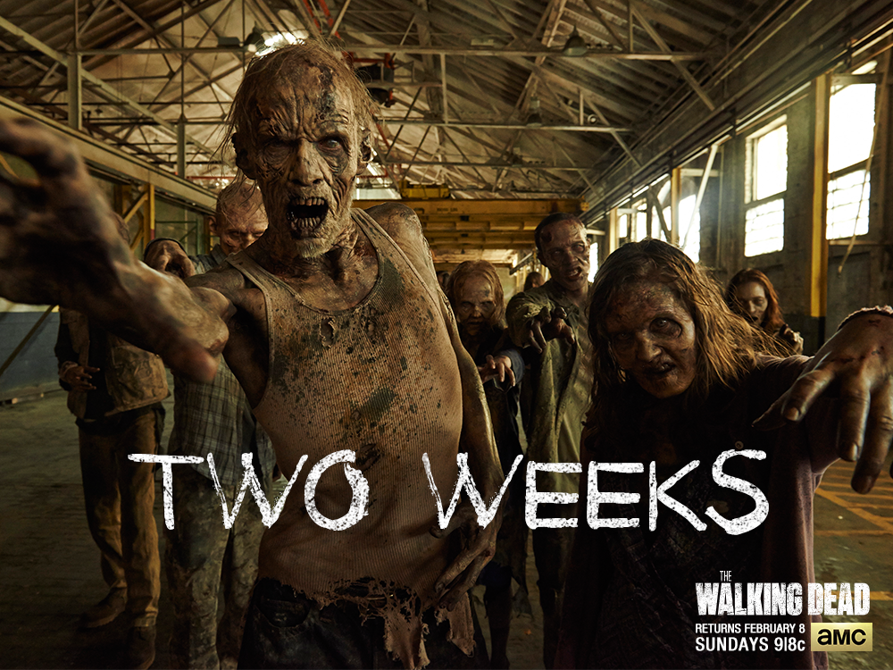 Don’t get in our way – we’re running to our TVs to watch <a href="/WalkingDead_AMC/">The Walking Dead</a> and #TalkingDead on Sunday, February 8.