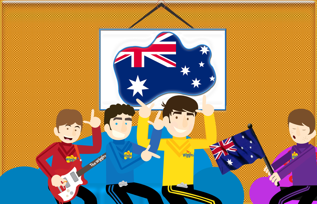 The Wiggles Roblox On Twitter Party Time In The Wigglehouse See The Wiggly Shaped Flag On The Wall Anthony Wiggle Is Bringing The Fruit Salad Http T Co Dq6auqlgvo - the wiggles of robloxian lets wiggle cd roblox