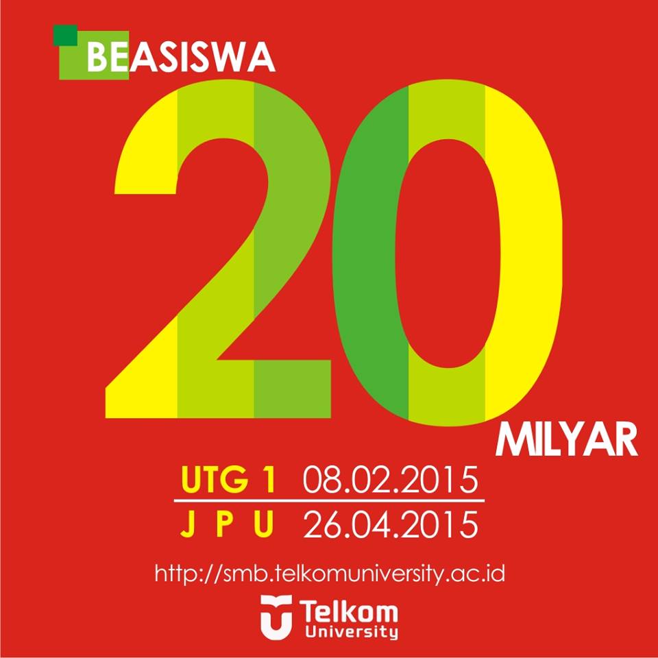 <a href="/SMAN7BINJAI/">SMA NEGERI 7 BINJAI</a> 8HARI MENUJU PENUTUPAN PNDFTRN SELEKSI MASUK TELKOM UNIVERSITY JALUR UTG1 DAFTAR&amp;RAIH KSMPTN BEASISWA