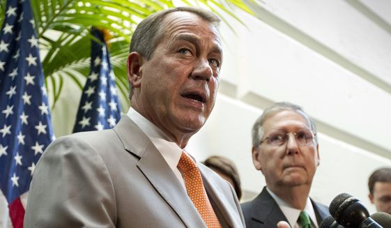 Boehner-McConnell retreat in Obama amnesty funding fight alarms conservatives: bit.ly/1CVMi2N