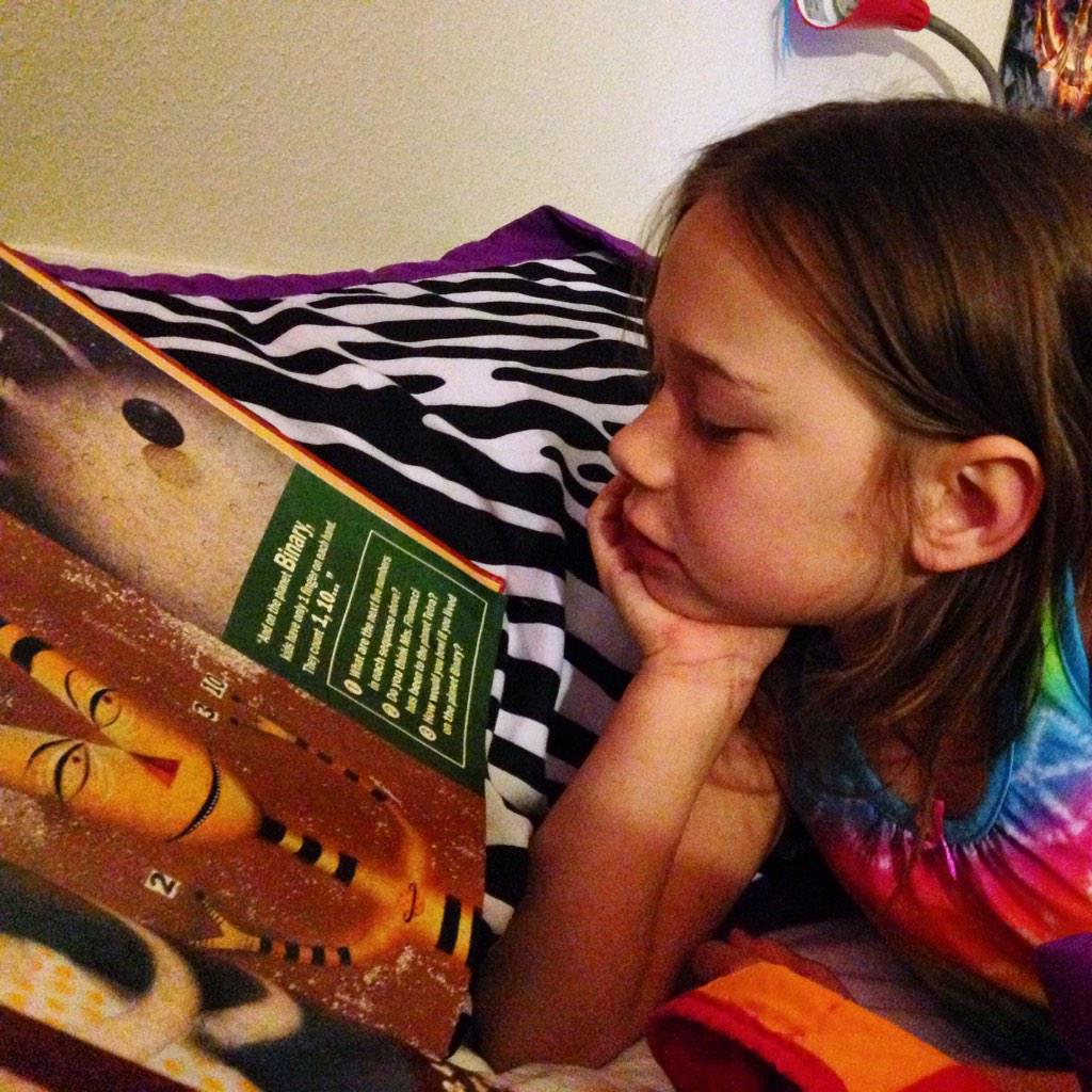 Mommyguts's tweet image. Love a girl who loves math! #mathcurse @smrtgrls @jonsciezka @GeekGirlCon