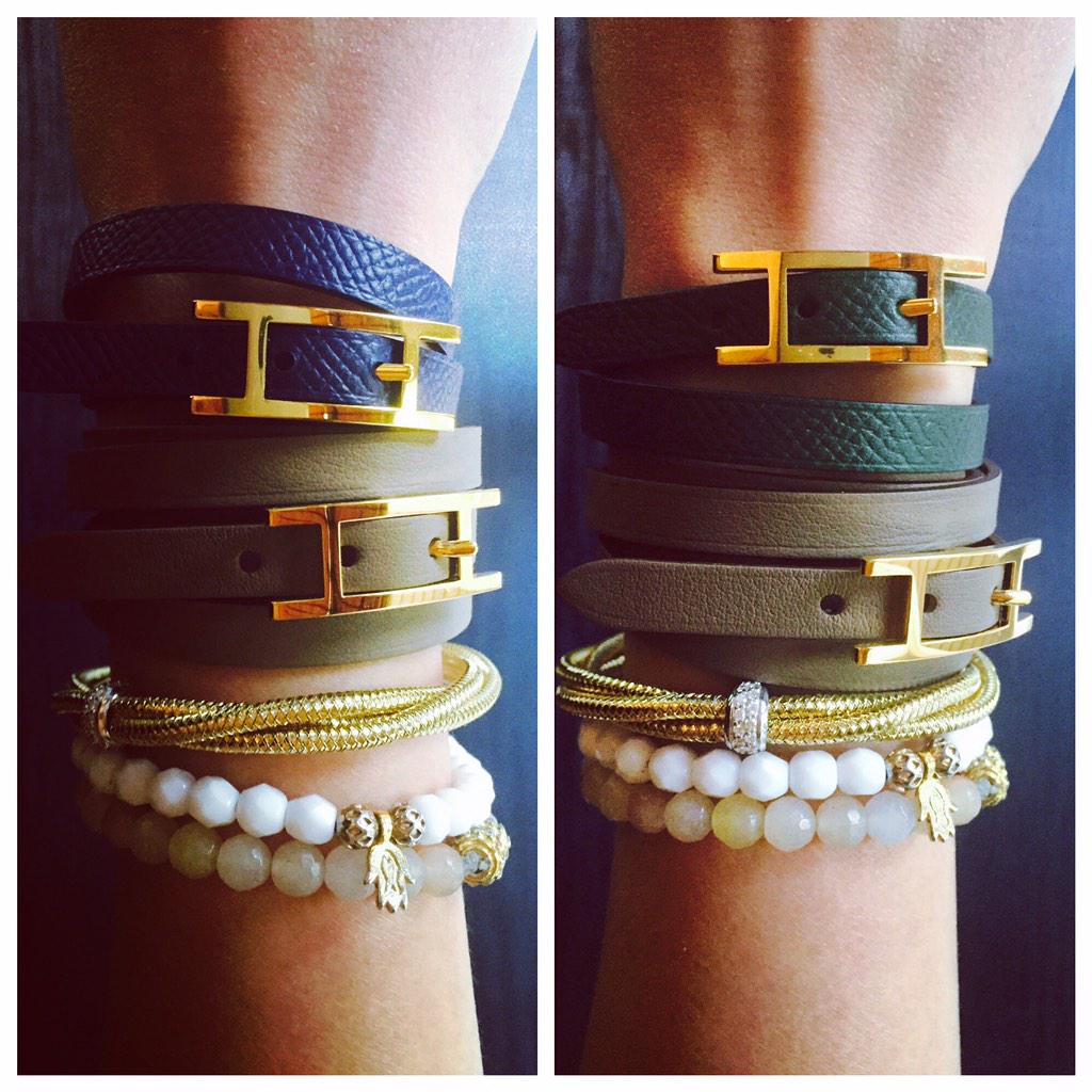 crystalcwarner's tweet image. This reversible #Hermes bracelet makes me hapi. #behapi #behapidoubletour