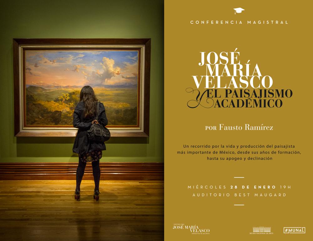 El miércoles en la #NocheDeMuseos tendremos esta conferencia magistral sobre José María Velasco. ¡Imperdible!