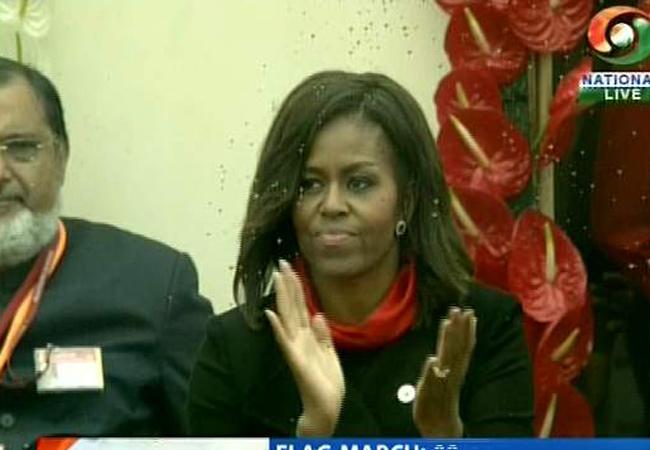 republic day images obama family