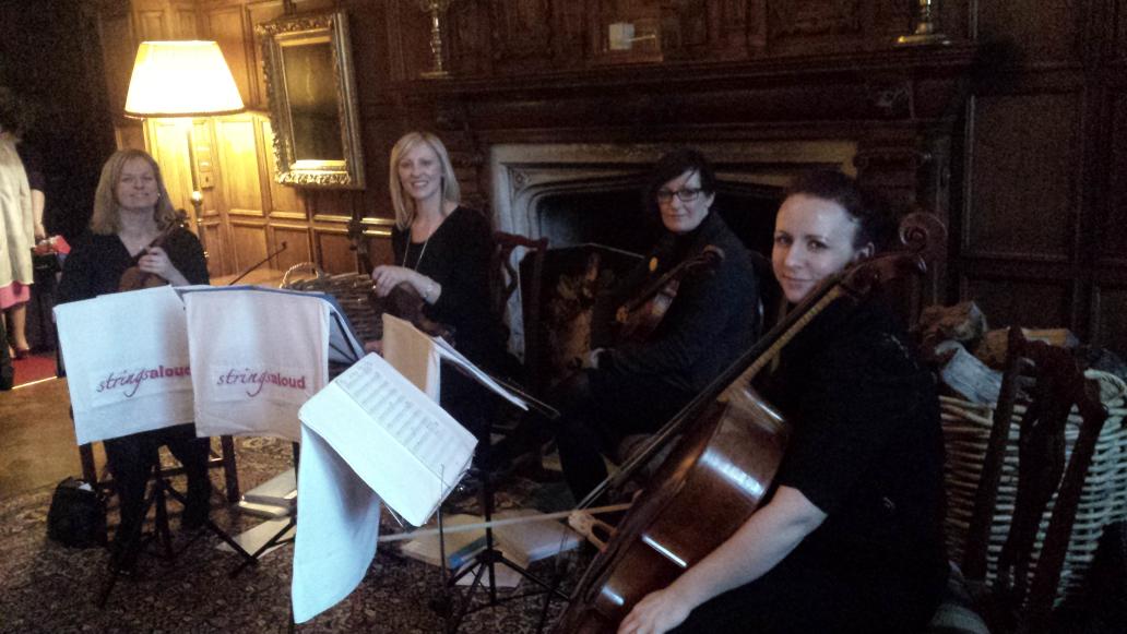 stringsaloud's tweet image. #dundascastle #weddingstringquartet see Stringsaloud live at #inglistoncountryclub Sunday 1st March 2015