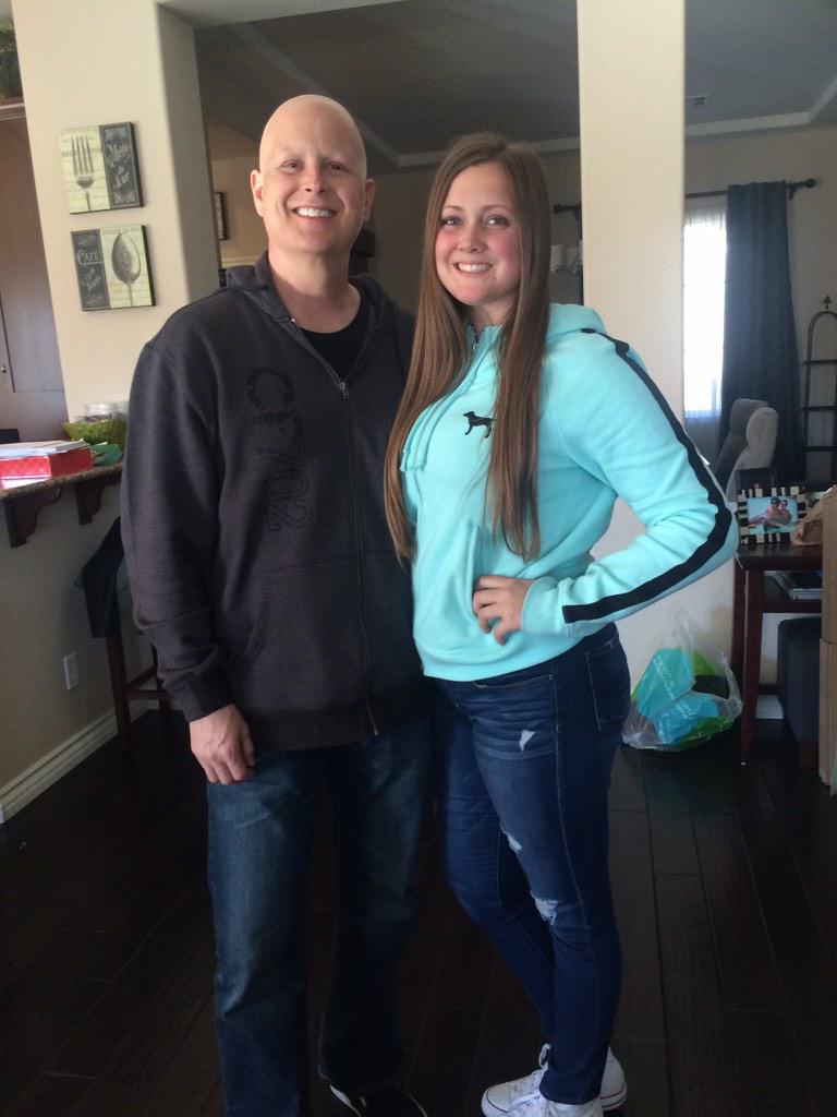 ericanemetz's tweet photo. You are almost done with this disease! Kill it in San Diego with your transplant! See you soon daddy!! #FUCKcancer http://t.co/XZuqKQCERS