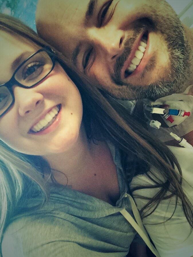 ericanemetz's tweet photo. You are almost done with this disease! Kill it in San Diego with your transplant! See you soon daddy!! #FUCKcancer http://t.co/XZuqKQCERS