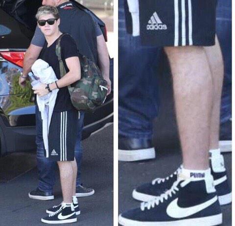 nike shoes with adidas socks