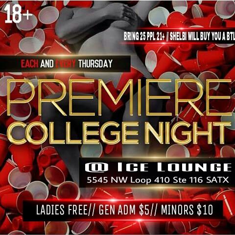 Thursday @ICELoungeSA  college night bring 25 ppl 21+ I'll buy you ciroc.. Let's see who got pull http://t<a class="tags" target="_blank" title="On Twitter" href="/?out=eyJ0eXAiOiJKV1QiLCJhbGciOiJIUzUxMiJ9.eyJpYXQiOjE3MjU4NzE0NDksImlzcyI6InR3cG9ybnN0YXJzLmNvbSIsIm5iZiI6MTcyNTg3MTQ0OSwiZXhwIjoxNzU3NDA3NDQ5LCJyZWRpcmVjdF91cmwiOiJodHRwczovL3R3aXR0ZXIuY29tL0lDRUxvdW5nZVNBIn0.sMJSsJy04L-9UgCjYAjaK7EUlGBMcmmbfHREvGyQs1A_cUncclN67BMPuTUJ50J1YflDQ0uqQtrR_35myHVDyA">@ICELoungeSA</a><a href="/tag/sinsunday"class="tags"><span>#sinsunday</span></a>