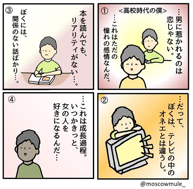 ゲイ漫画80【高校時代のぼく】 