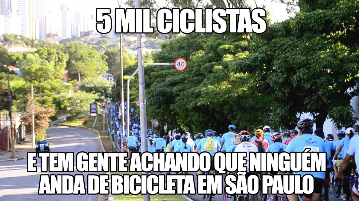Haddad_Femando's tweet photo. 5 mil ciclistas nas ruas de SP para comemorar a #SP461. E tem gente achando que não tem ciclista na nossa #ciddad! http://t.co/Ir3johbq9Q