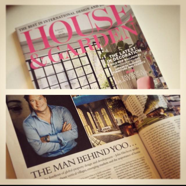 Thanks <a href="/_houseandgarden/">House & Garden Magazine</a> &amp; <a href="/cvpilton/">claire pilton</a> for chatting to me, all about #YOO